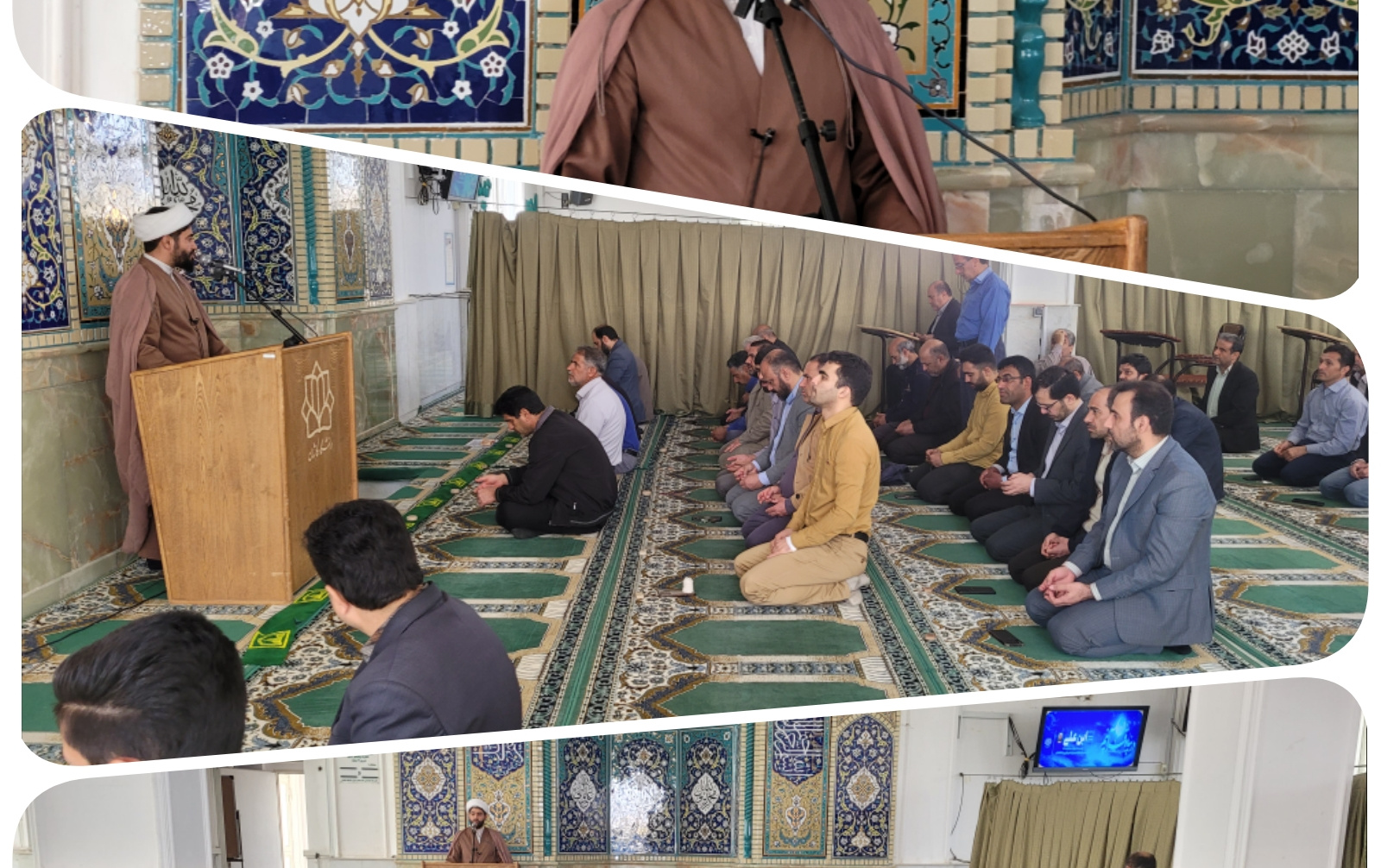 بیان فضیلت ایام ماه مبارک رمضان مسجد دانشگاه کاشان