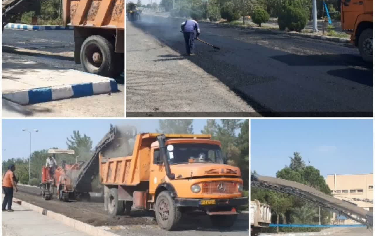 نوسازی اصلاح آسفالت معابر