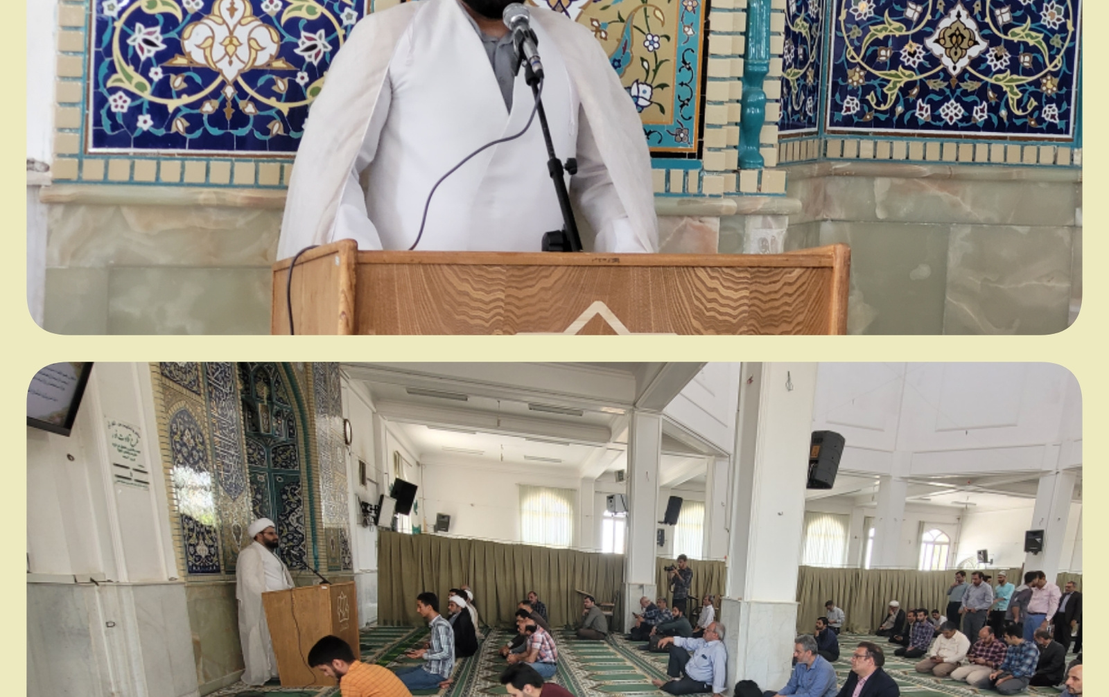 سخنرانی مدرس حوزه علمیه بین المللی دارالعلم مسجد دانشگاه کاشان