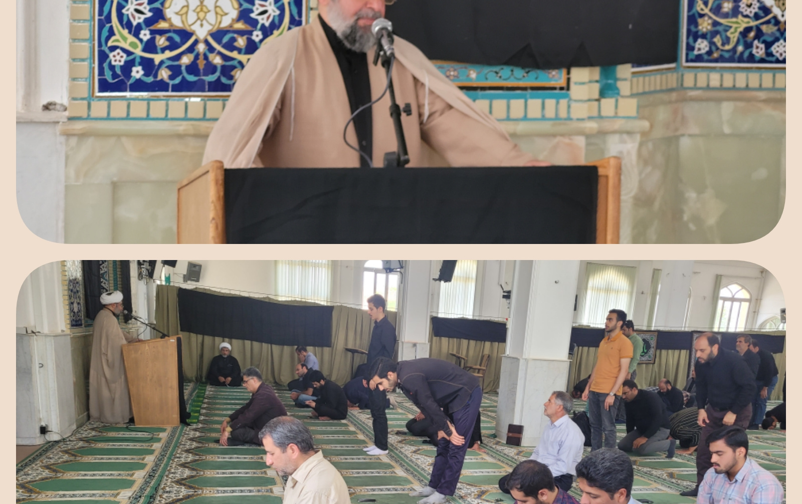 سخنرانی معاون نهاد نمایندگی مقام معظم رهبری مسجد دانشگاه کاشان