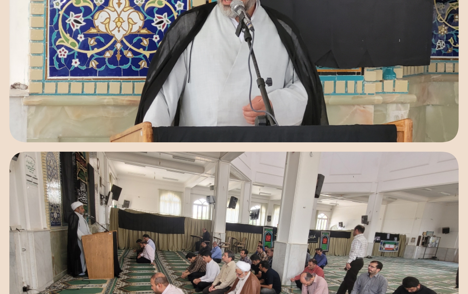 برگزاری سخنرانی مسئول نهاد رهبری مسجد دانشگاه کاشان