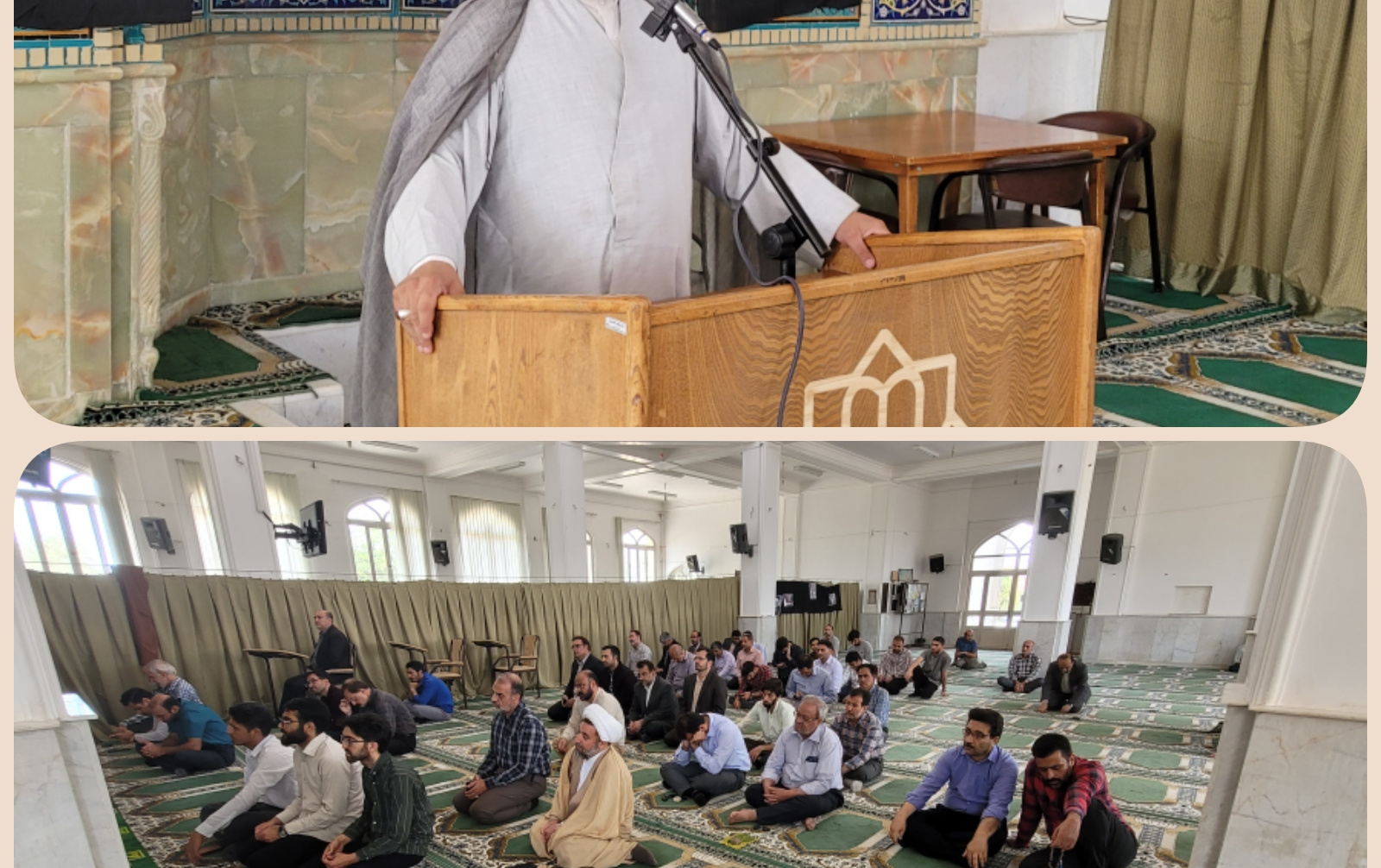سخنرانی مسئول نهاد رهبری خجسته سالروز ازدواج حضرت علی حضرت فاطمه علیهم السلام مسجد دانشگاه کاشان