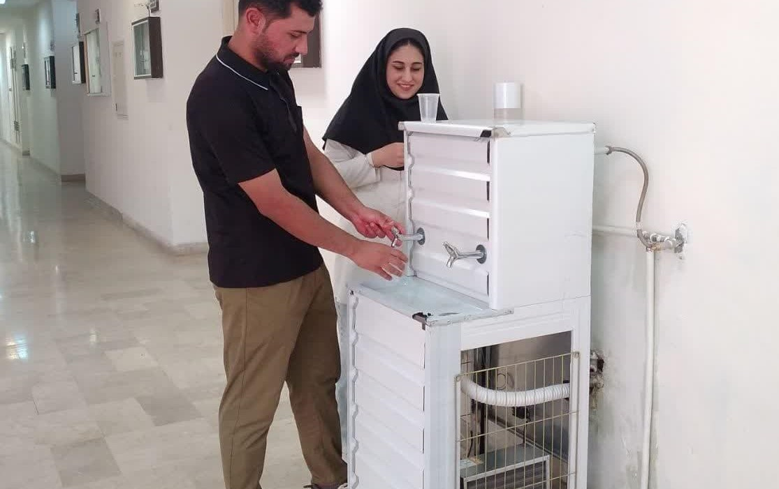 نصب ۱۵ دستگاه آبسرد کن جدید دانشگاه کاشان