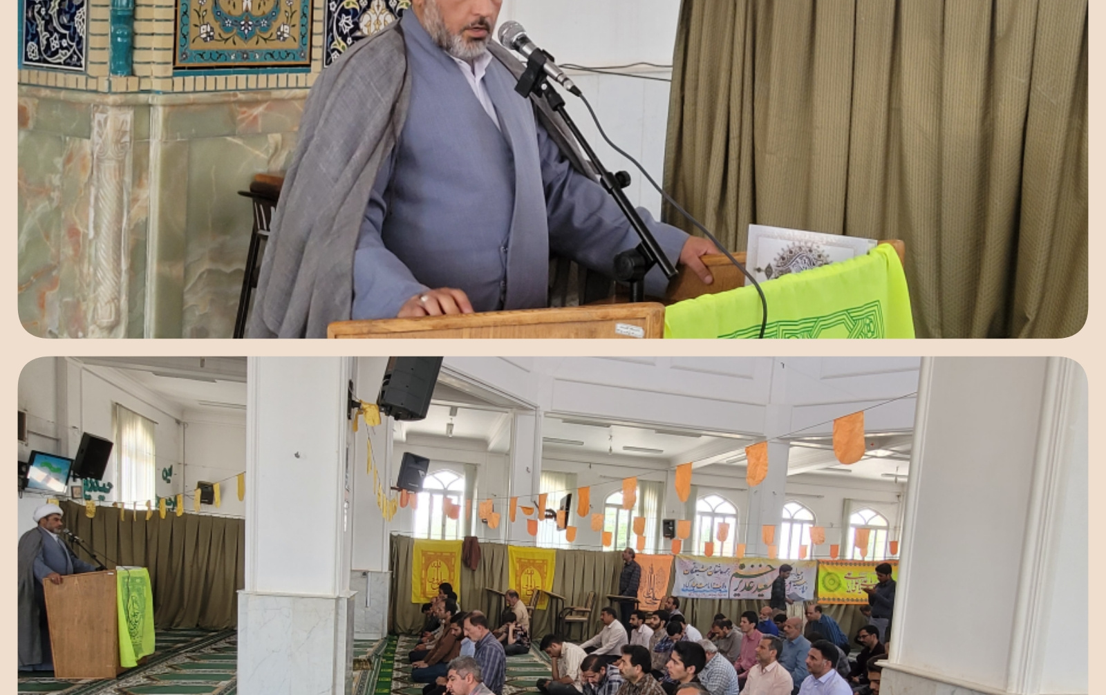 سخنرانی مسئول نهاد رهبری خجسته سالروز میلاد سعادت امام هادی علیه السلام مسجد دانشگاه کاشان