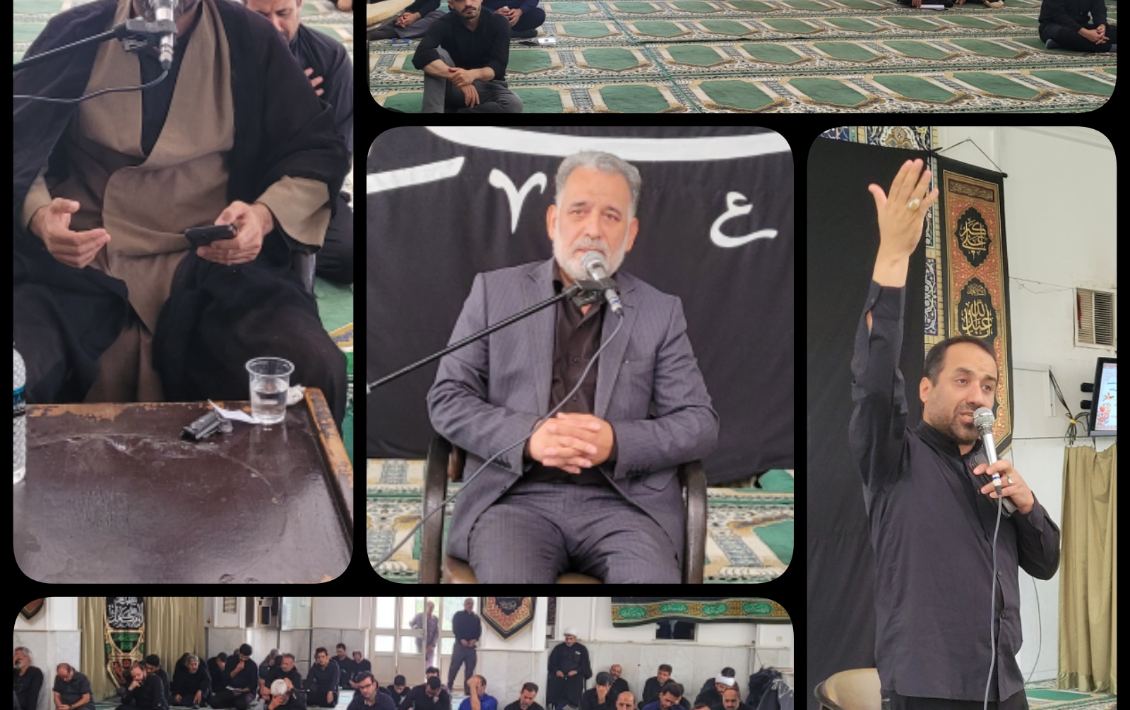 برگزاری مراسم عزاداری حضرت اباعبدالله الحسین علیه السلام هشتمین روز محرم الحرام مسجد دانشگاه کاشان