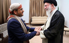 دیدار سخنگوی انصارالله یمن رهبر معظم انقلاب