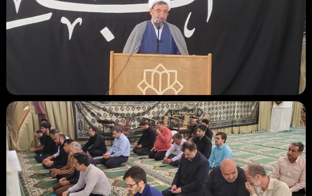 سخنرانی معاون نهاد نمایندگی مقام معظم رهبری مسجد دانشگاه کاشان