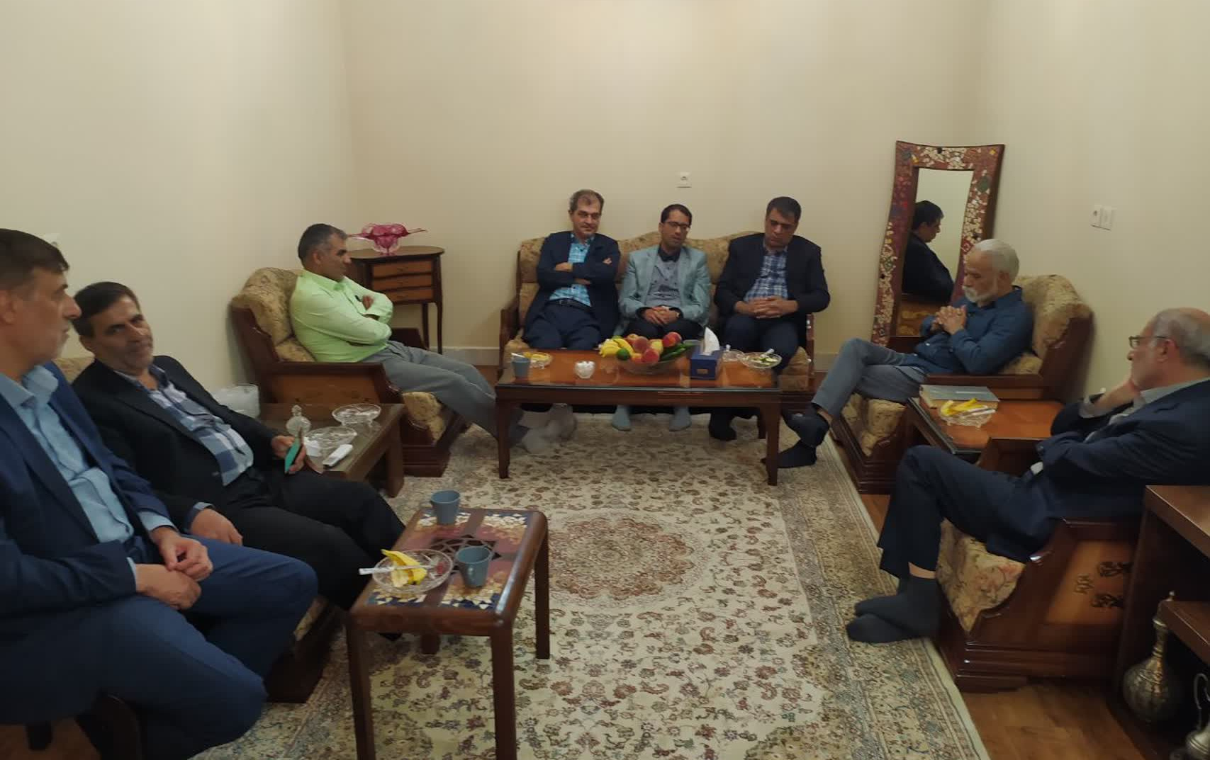 دیدار دلجویی چهره ماندگار دانشگاه کاشان