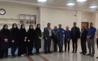 دیدار همکاران کتابخانه مرکزی دراین روز