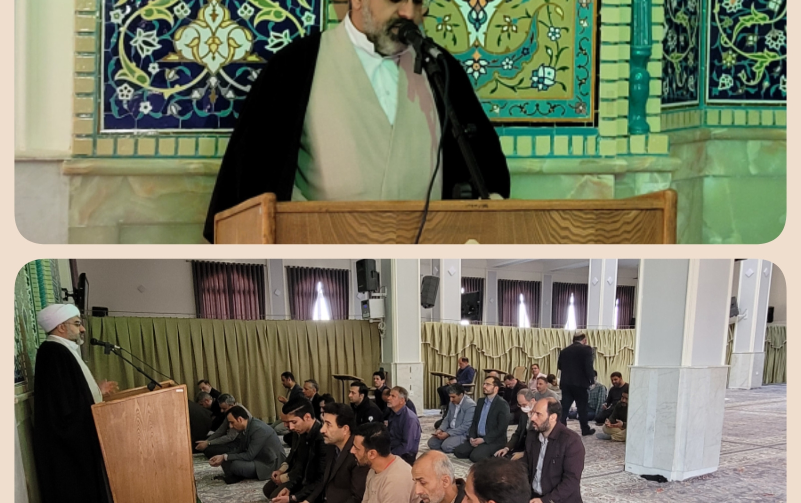 بیان فضیلت ادعیه وارد شده ماه مبارک رمضان مسجد دانشگاه کاشان