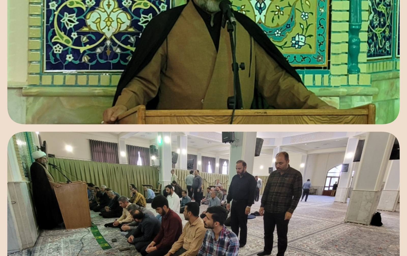 بیانات مسئول نهاد رهبری مناسبت روز فناوری هسته ای مسجد دانشگاه کاشان