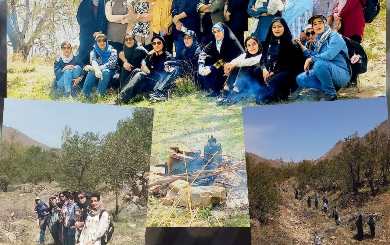 اردوی تفریحی ورزشی دختران دانشگاه مکان روستای رهق برگزار گردید