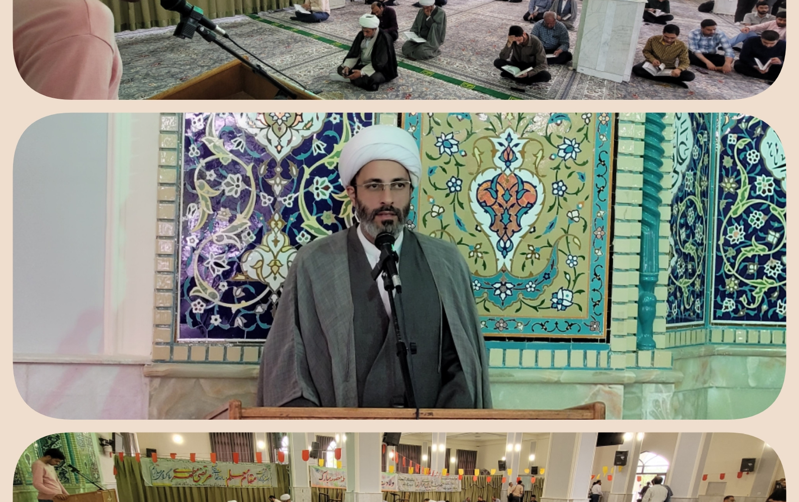 برگزاری مراسم معنوی دوشنبه های قرآنی مسجد دانشگاه کاشان