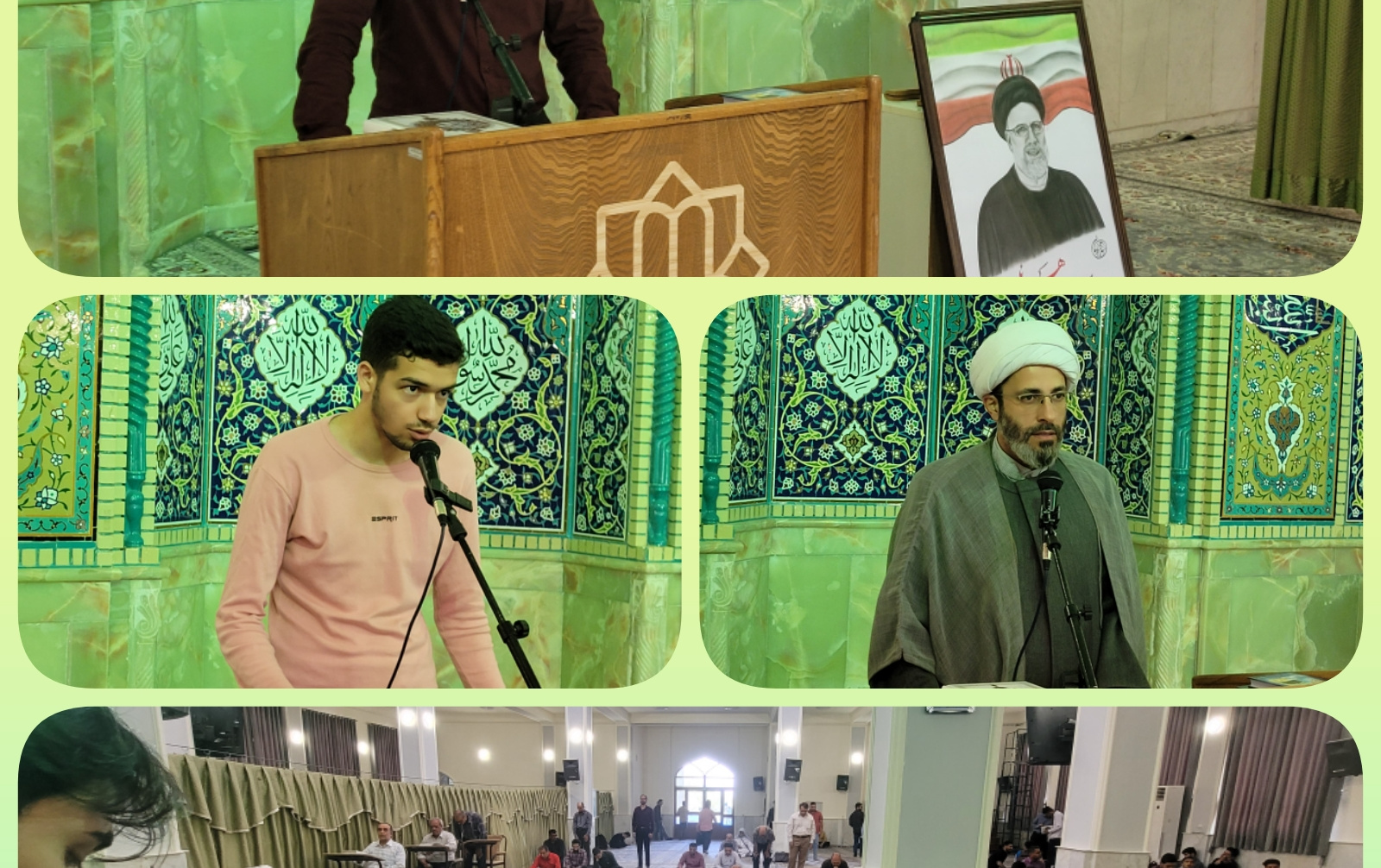 برگزاری مراسم معنوی دوشنبه های قرآنی مسجد دانشگاه کاشان
