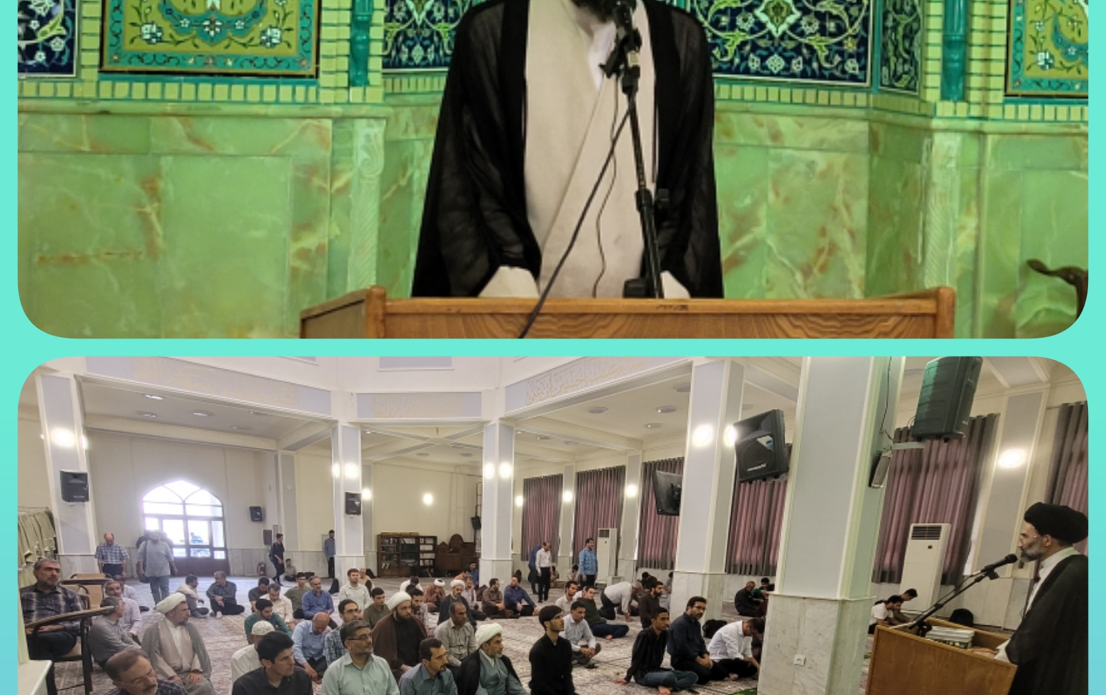 برگزاری بیست دومین جلسه تفسیر سوره مبارکه بقره توسط امام جمعه کاشان مسجد دانشگاه.