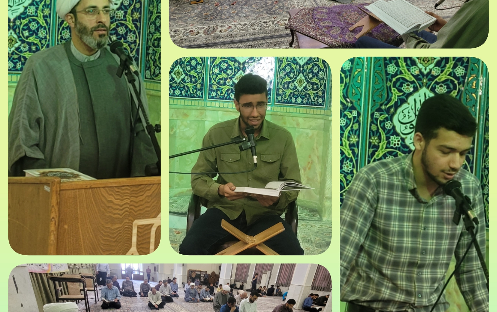 برگزاری مراسم معنوی دوشنبه های قرآنی مسجد دانشگاه کاشان