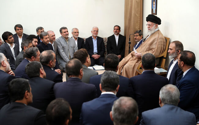 رهبر معظم انقلاب اسلامی دیدار وزیر کشور استانداران: