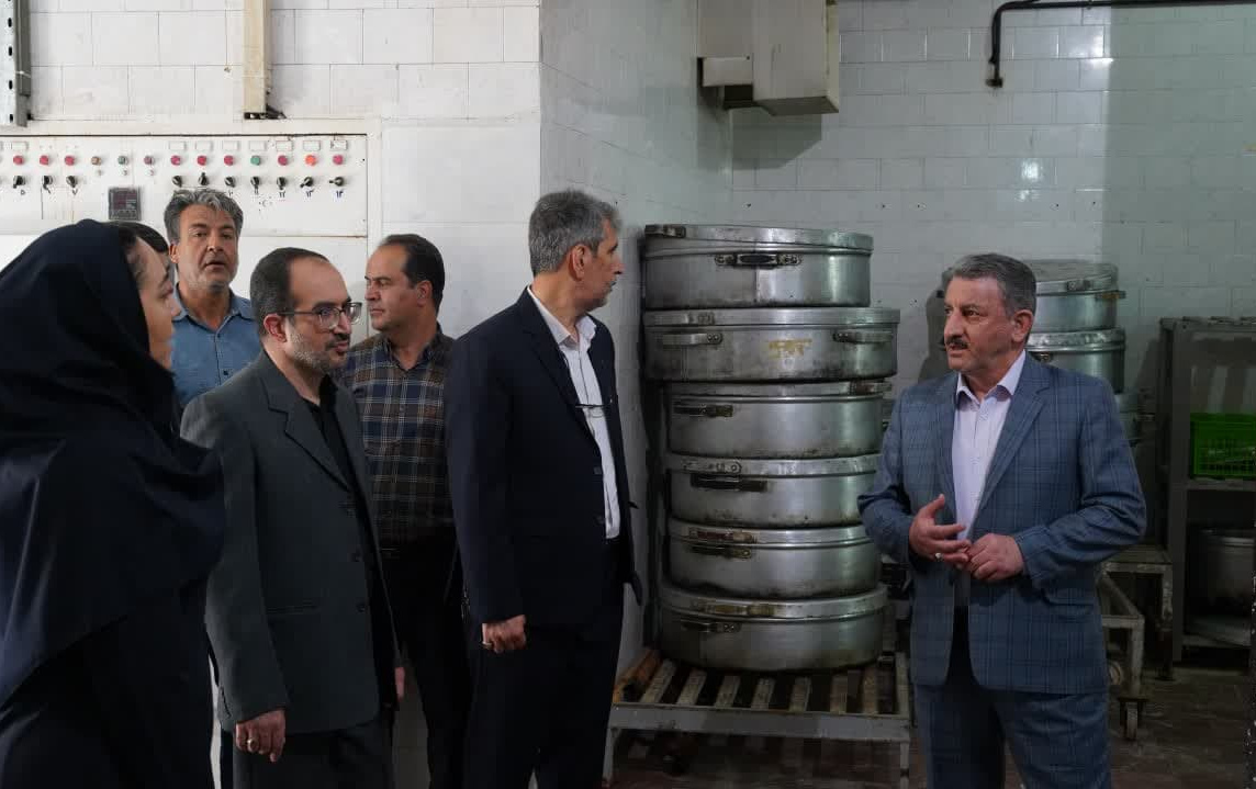 بازدید مدیرکل دفتر طرح برنامه سازمان امور دانشجویان وزارت علوم سلف‌های دانشجویی دانشگاه کاشان