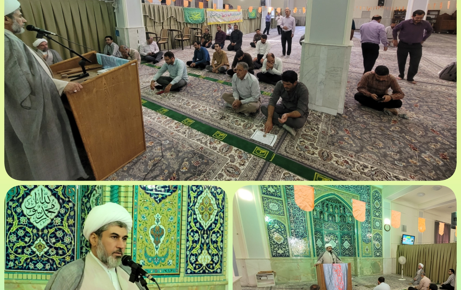 بیانات مسئول نهاد رهبری آستانه سالروز ولادت حضرت محمد(ص) امام جعفر صادق (ع) مسجد دانشگاه کاشان