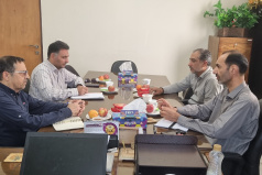 نشست مشترک رئیس دانشکده منابع طبیعی و علوم زمین دانشگاه و رئیس اداره جهاد کشاورزی شهرستان کاشان