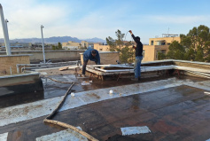 نوسازی و اصلاح خطوط آب سرد و گرم مصرفی بلوک‌های خوابگاه برادران و اجرای سیستم برگشت آب گرم مصرفی