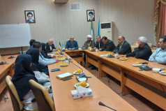 برگزاری جلسه شورای اداری شهر قمصر در پژوهشکده اسانس دانشگاه کاشان