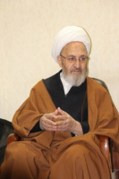 دیدار استادان و مسوولان دانشگاه کاشان با مرجع عالیقدر حضرت آیت الله سبحانی