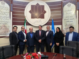 بازدید نمایندگان دانشگاه نبریخا اسپانیا از دانشگاه کاشان