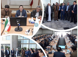 بازدید رییس و مسئولان دانشگاه از شهرک علمی، تحقیقاتی اصفهان