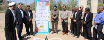 کلنگ احداث خانه علم توسط دکتر عسگریان معاون اداری مالی وزارت علوم