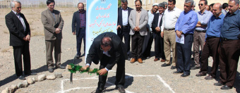 کلنگ احداث نمازخانه و سالن فعالیتهای فرهنگی دانشجویان توسط معاون اداری مالی وزارت علوم