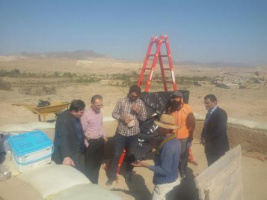 بازدید رییس دانشگاه کاشان از محوطه باستانی  استرک و جوشقان کاشان