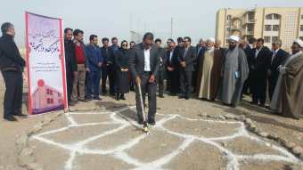 افتتاحیه  خوابگاه دانشجویی و کلنگ زنی دومین خوابگاه دانشجویی مهندس حسین مبینی و خانم یار احمدی در دانشگاه کاشان