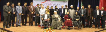 مراسم افتتاحیه خوابگاه دانشجوئی و کلنگ زنی دومین خوابگاه دانشجوئی آقای مهندس مبینی و خانم یاراحمدی
