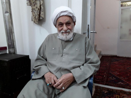 دیدار نوروزی با استاد بازنشسته دانشگاه کاشان ، پیشکسوت انقلاب ، ابوالشهید، حجه الاسلام اسحاق مشکینی
