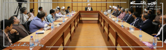 دیدار اساتید دانشگاه کاشان با حضرت آیت الله جوادی آملی