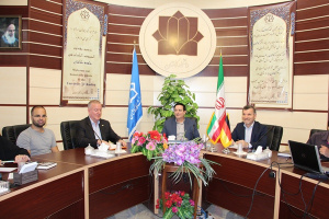 حضور هیاتی از استادان و دانشجویان گیسن آلمان در دانشگاه کاشان