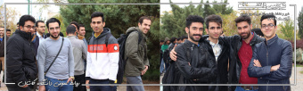 شور و نشاط دانشجویان در یک روز پاییزی