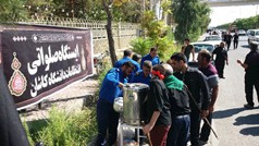 ایستگاه صلواتی اربعین، انتظامات دانشگاه کاشان