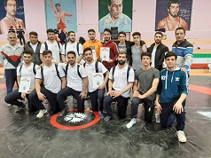 کسب ۹ مدال رنگارنگ در مسابقات کشتی آزاد وفرنگی دانشجویان دانشگاه های منطقه ۶ کشور