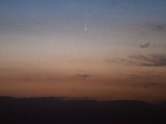 تصویربرداری از دنباله دار نئووایز (NEOWISE) در رصدخانه دانشگاه کاشان
