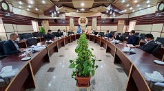 حضور مسئولان و کارشناسان  مرکز تعاملات بین المللی معاونت علمی و فناوری ریاست جمهوری در دانشگاه کاشان