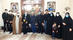 دیدار با خانواده شهید مدافع حرم مصطفی زاهدی