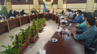 نشست صمیمانه همکاران حوزه مالی و حسابداری با رئیس دانشگاه کاشان