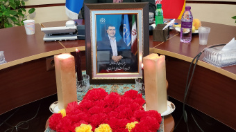 مراسم یادبود دکتر علی اصغر رضایی عضو هیات علمی فقید دانشگاه کاشان