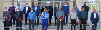 جمعی از بازنشستگان یکسال اخیر دانشگاه کاشان
