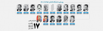روسای دانشگاه کاشان از سال ۱۳۵۲ تا ۱۴۰۰