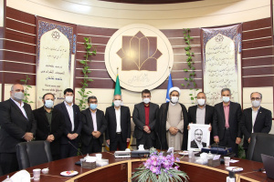 مراسم تکریم و معارفه مدیران روابط عمومی و برنامه ریزی و توسعه دانشگاه کاشان