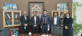 دیدار رئیس تامین اجتماعی شعبه راوند با رئیس دانشگاه