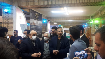 بازدید رییس و هیئت نمایندگان اتاق بازرگانی،  صنایع ، معادن و کشاورزی کاشان از نمایشگاه فصل جهش